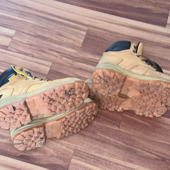 Men's Tan Work Boots - Picture 6 of 6